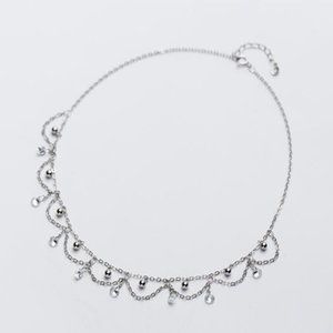 925 Sterling Silver Princess Choker Necklace